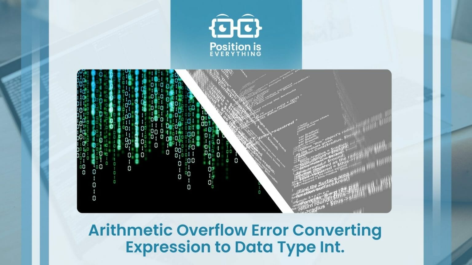 Arithmetic Overflow Error Converting Expression To Data Type Int