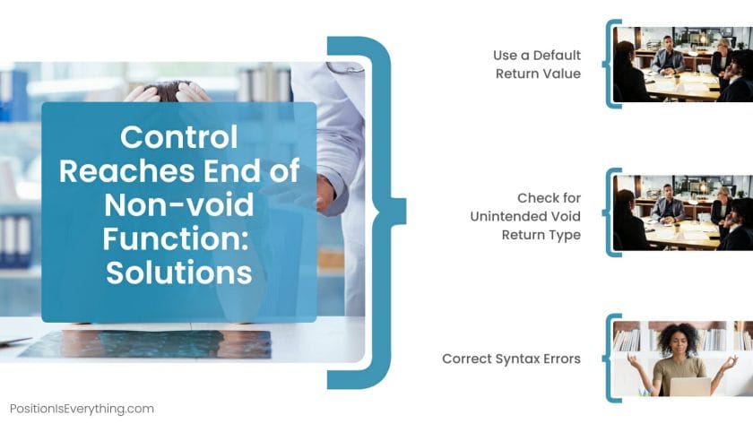 Control Reaches End of Non void Function Solutions