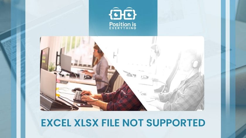 Excel Xlsx File Not Supported