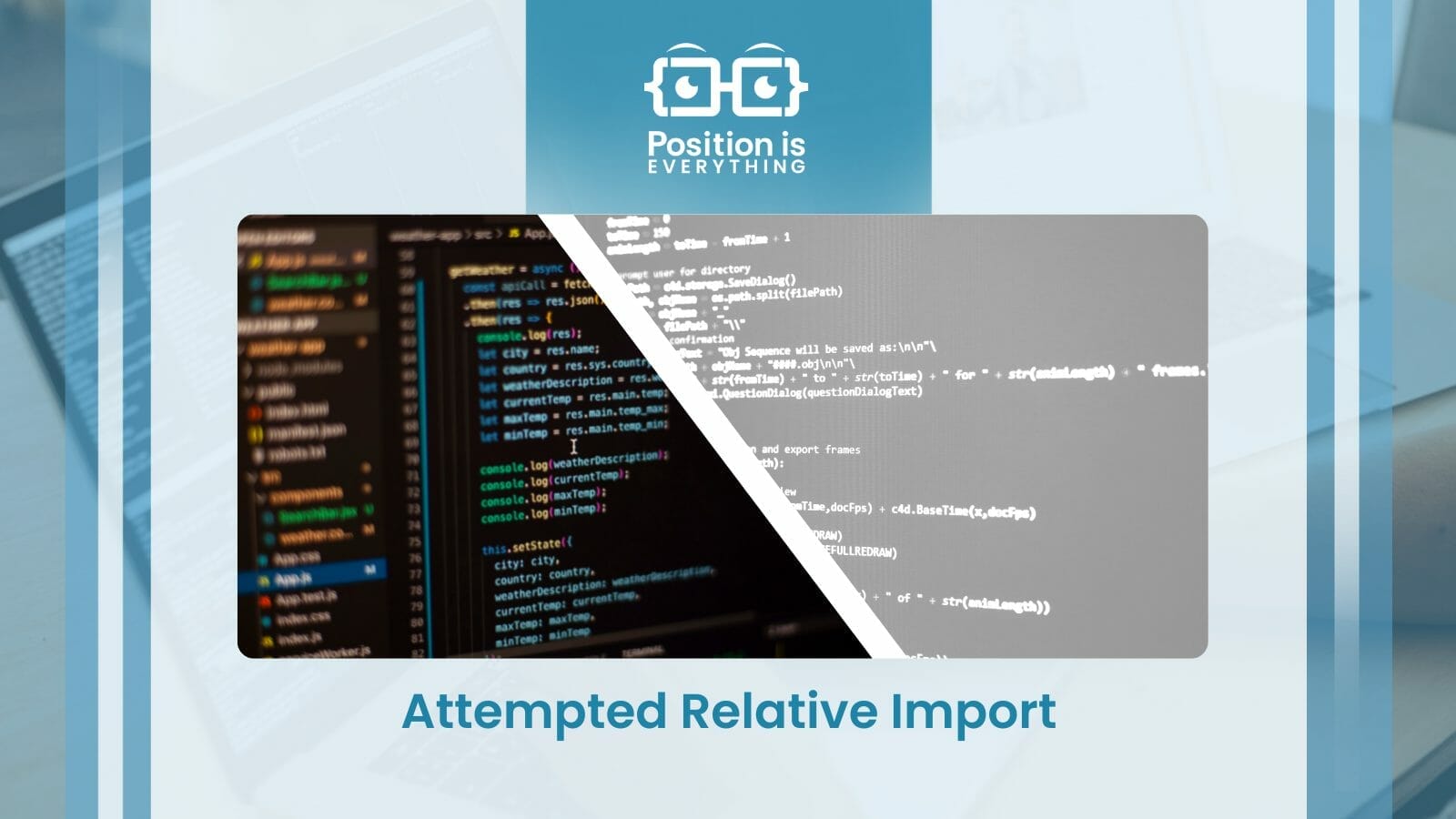 Importerror: Attempted Relative Import With No Known Parent Package