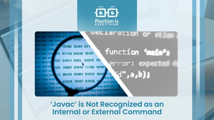 Javac is Not Recognized as a Command