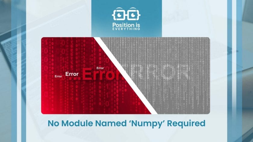 Modulenotfounderror of No Module Named Numpy