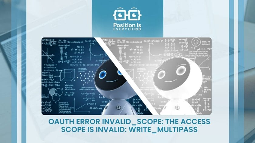 OAuth Error invalid scope The Access Scope Is Invalid Write multipass