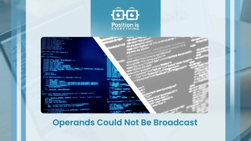 Operands Could Not Be Broadcast