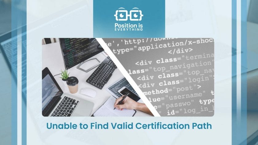 Unable to Find Valid Certification Path