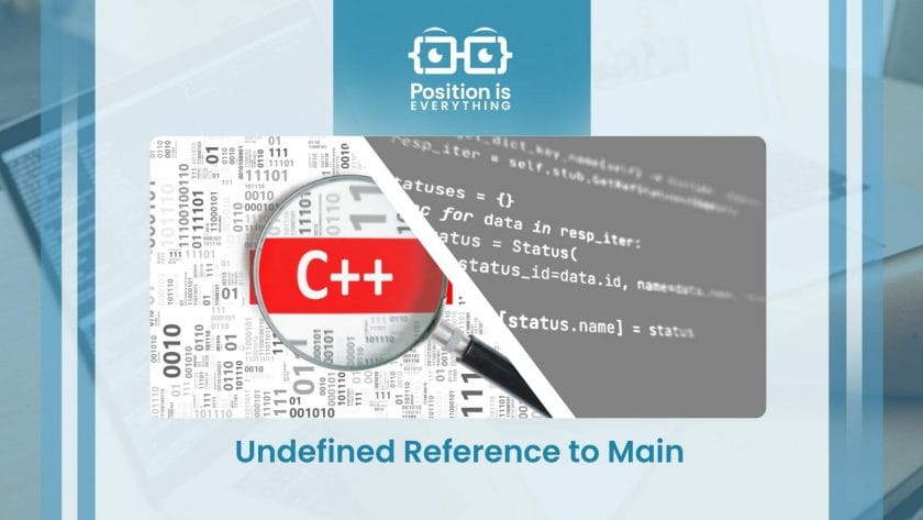 Undefined Reference to Main in C Code