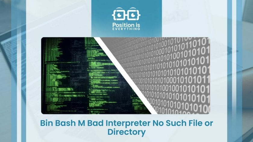 Bin Bash M Bad Interpreter No Such File or Directory