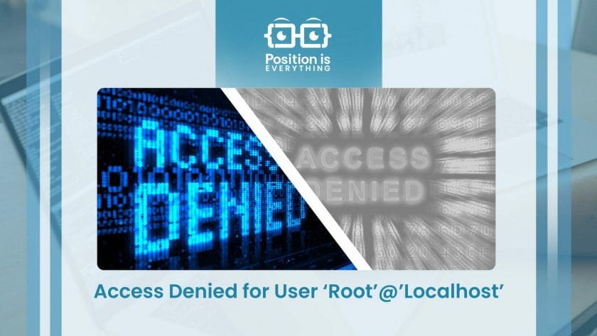 Error 1045 28000 Access Denied for User Root Localhost