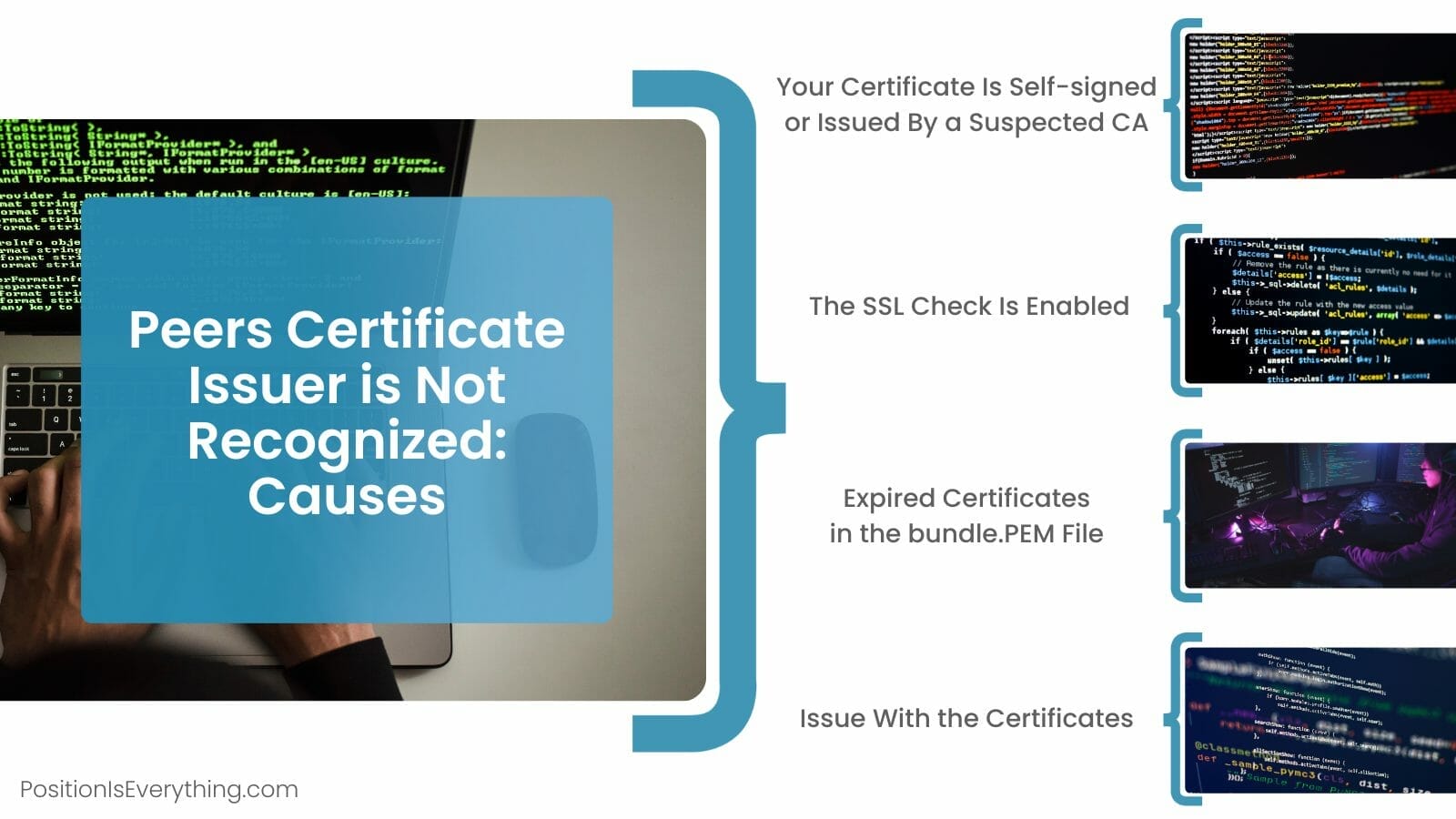 Peer #39 s Certificate Issuer Is Not Recognized: What It Says? Position Is Everything Peer #39 s Certificate Issuer Is Not Recognized: What It Says? Position Is Everything