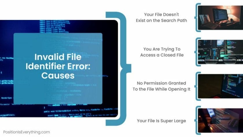 Set Off the Invalid File Identifier Error
