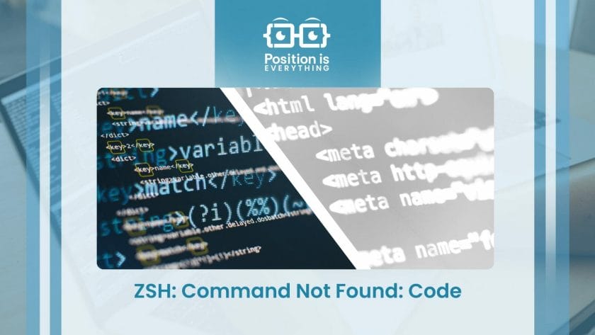 ZSH Command Not Found Code Error Message