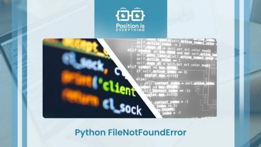 Python FileNotFound Error
