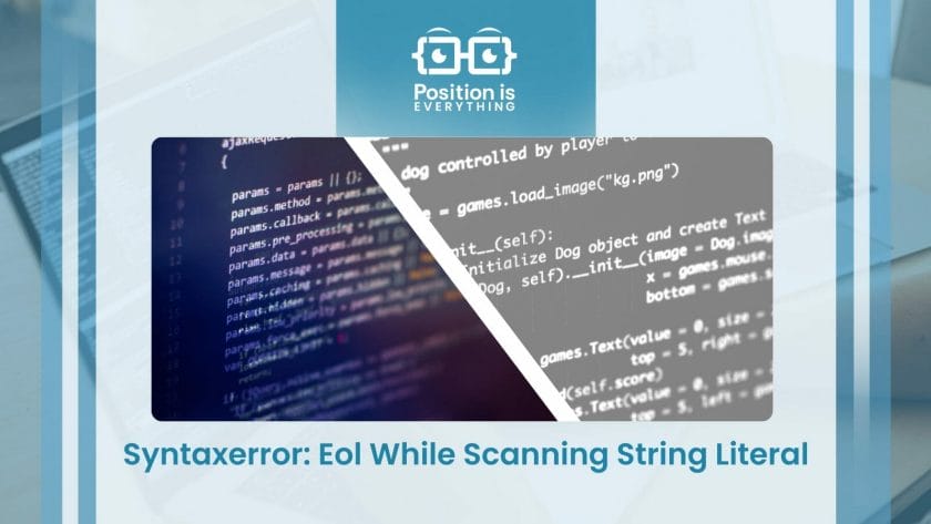 Eol While Scanning String Literal
