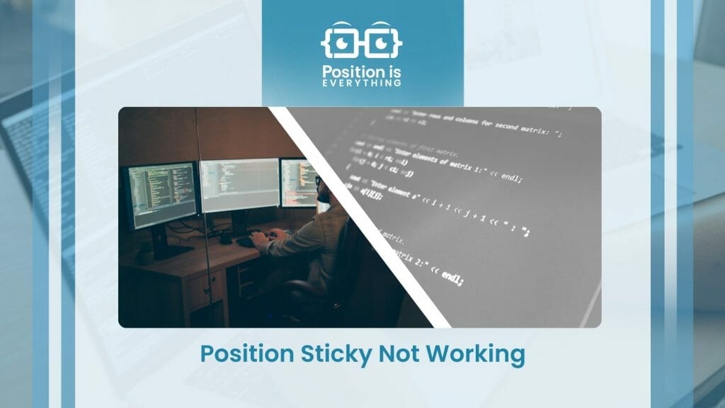 position sticky not working bootstrap 5