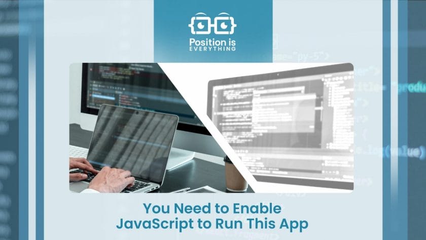 You Need to Enable JavaScript to Run This App
