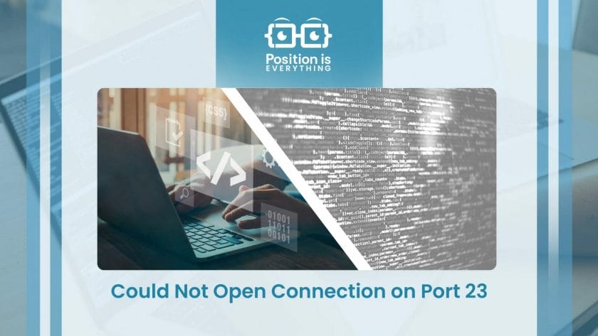Could Not Open Connection on Port 23