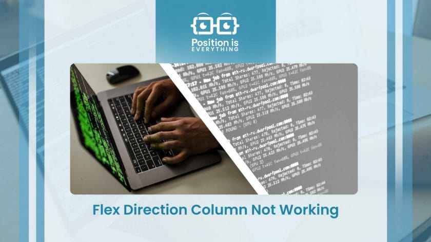 Flex Direction Column Not Working 1