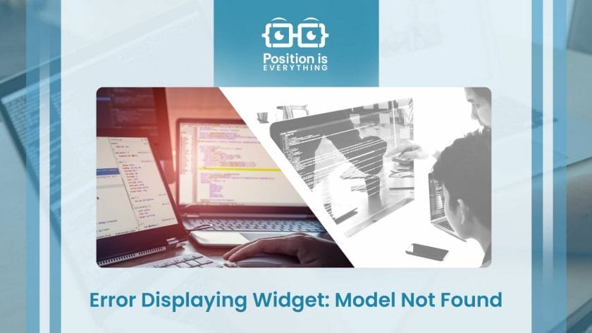 Error displaying widget: model not found