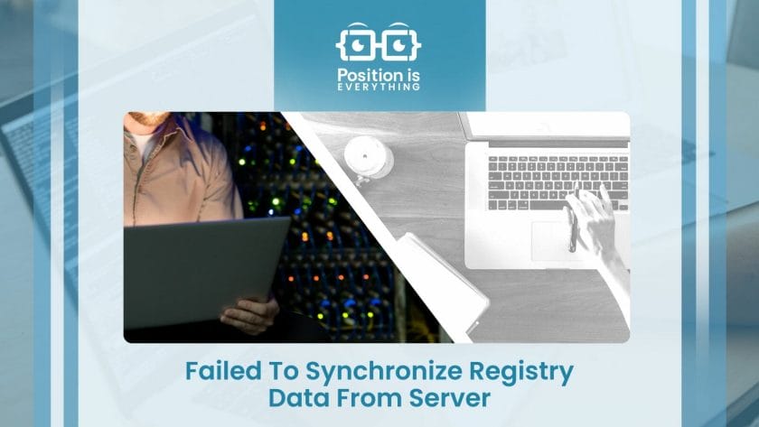 Failed To Synchronize Registry Data From Server