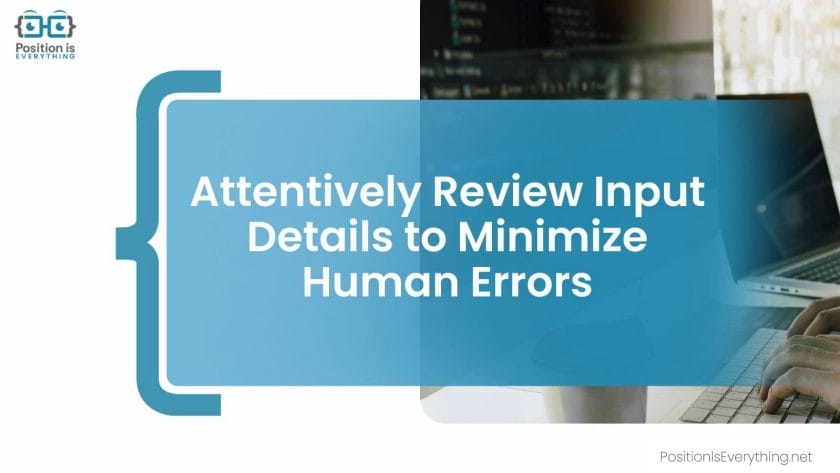 Review Input Human Errors