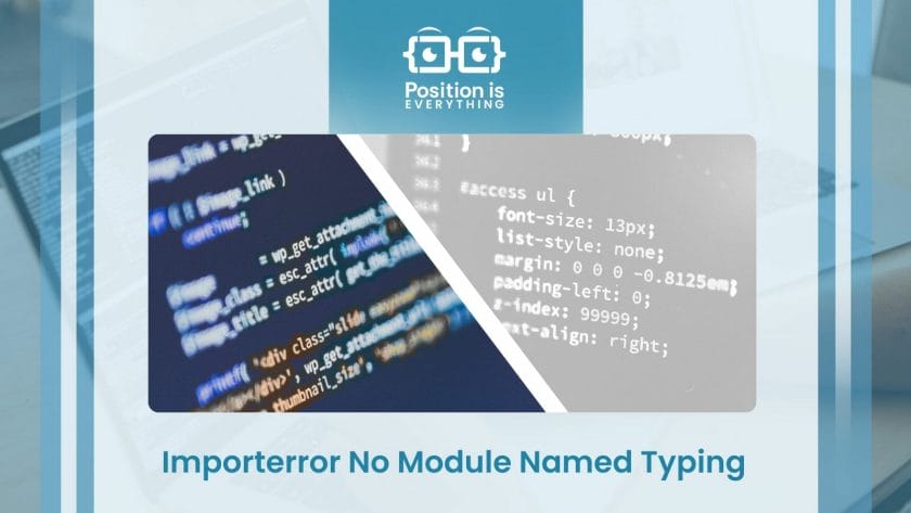 Importerror No Module Named Typing