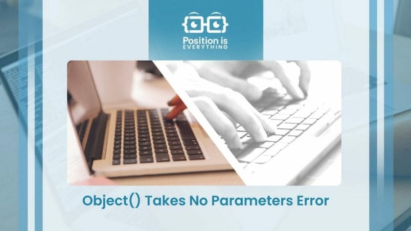 Object Takes No Parameters Error