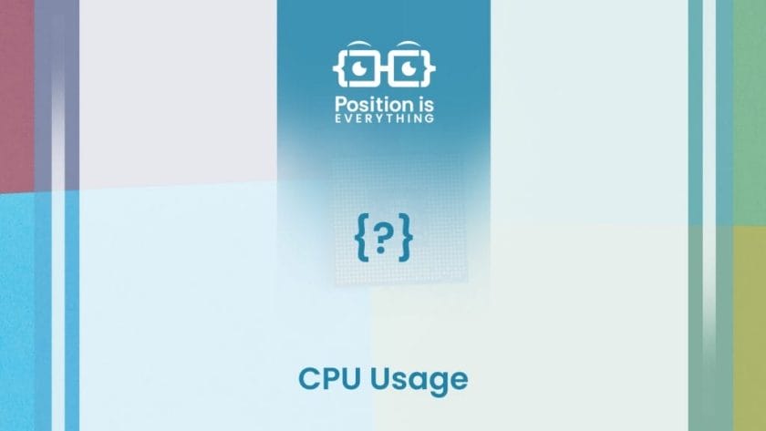 Frequent Questions and Answers About CPU Usage ~ Position Is Everything