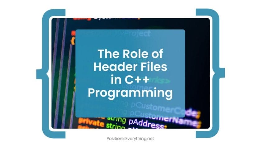 Role of Header Files in C Programming Position Is Everything