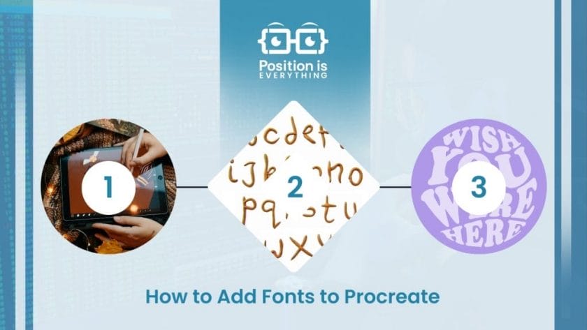 How to Add Fonts to Procreate ~ Position Is Everything