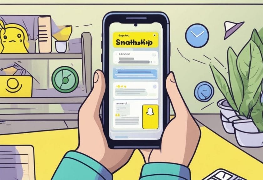 Snapchat Logo On a Phone ~ Position Is Everything