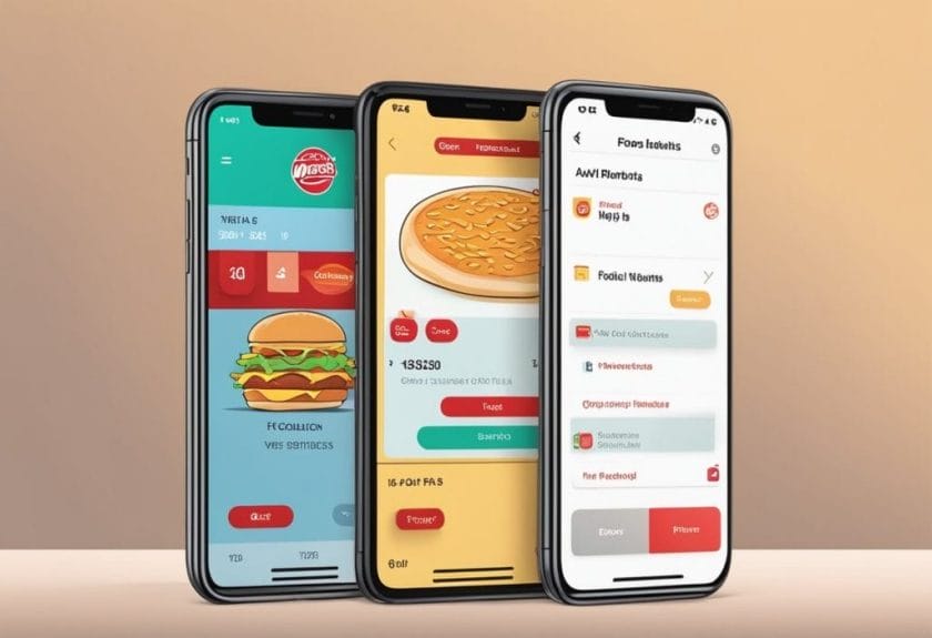 Three Different Food App ~ Position Is Everything