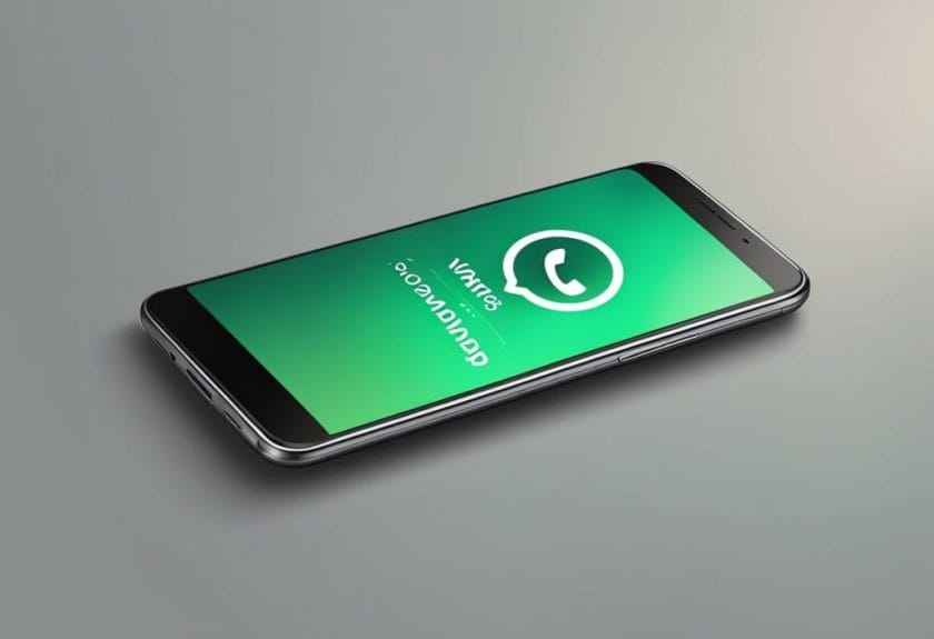 WhatsApp Logo On a Phone ~ Position Is Everything