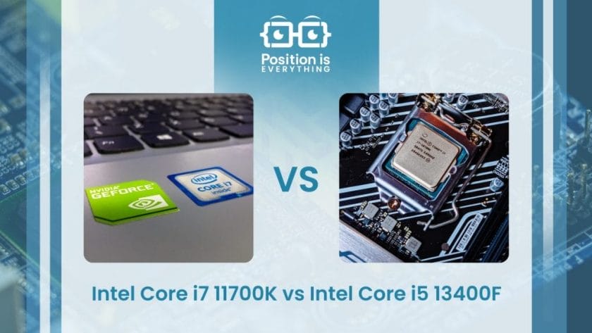 Intel Core i7 11700K vs Intel Core i5 13400F ~ Position Is Everything