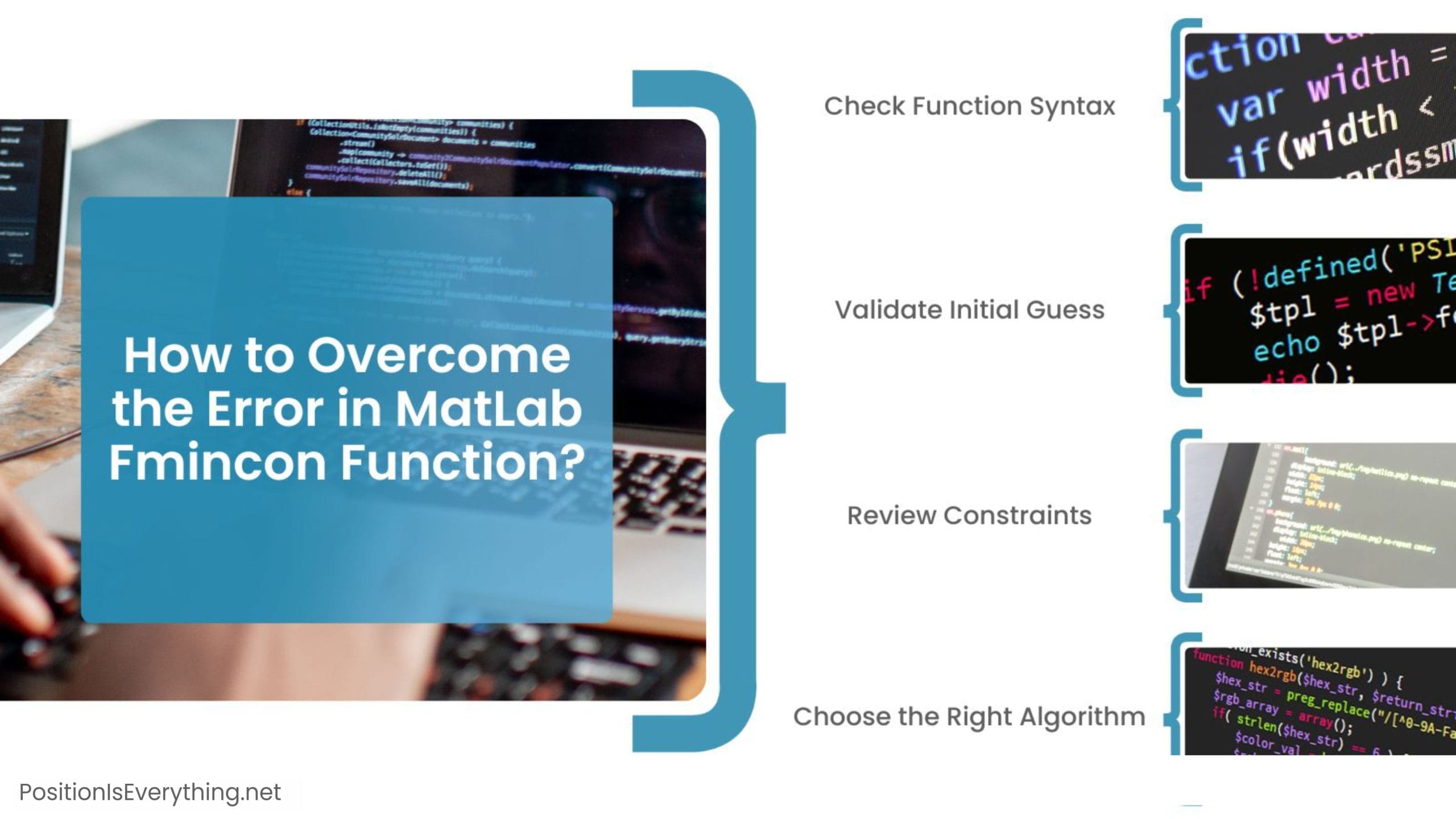 Error in MatLab Fmincon Function Solutions for Coders Position Is